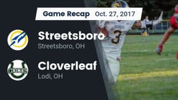 Recap: Streetsboro  vs. Cloverleaf  2017