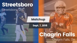 Matchup: Streetsboro vs. Chagrin Falls  2018