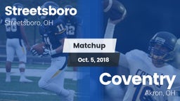 Matchup: Streetsboro vs. Coventry  2018