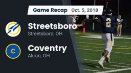 Recap: Streetsboro  vs. Coventry  2018