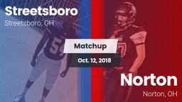 Matchup: Streetsboro vs. Norton  2018