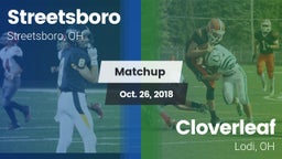 Matchup: Streetsboro vs. Cloverleaf  2018