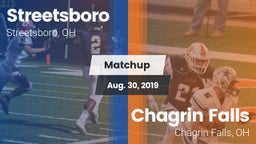 Matchup: Streetsboro vs. Chagrin Falls  2019