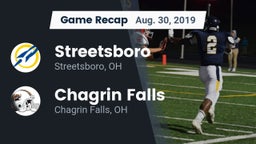 Recap: Streetsboro  vs. Chagrin Falls  2019