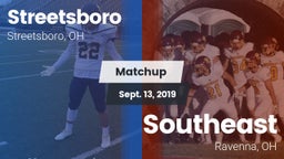 Matchup: Streetsboro vs. Southeast  2019