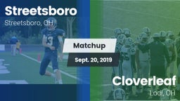 Matchup: Streetsboro vs. Cloverleaf  2019