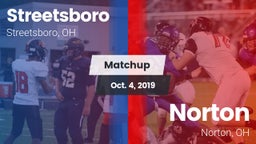 Matchup: Streetsboro vs. Norton  2019