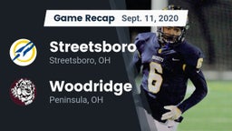 Recap: Streetsboro  vs. Woodridge  2020