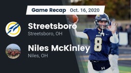 Recap: Streetsboro  vs. Niles McKinley  2020