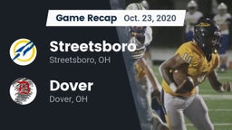 Recap: Streetsboro  vs. Dover  2020