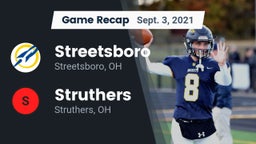 Recap: Streetsboro  vs. Struthers  2021