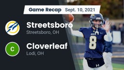 Recap: Streetsboro  vs. Cloverleaf  2021