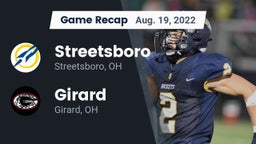 Recap: Streetsboro  vs. Girard  2022