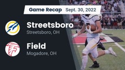 Recap: Streetsboro  vs. Field  2022