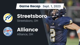 Recap: Streetsboro  vs. Alliance  2023