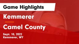 Kemmerer  vs Camel County Game Highlights - Sept. 10, 2022