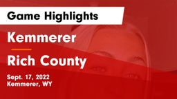 Kemmerer  vs Rich County  Game Highlights - Sept. 17, 2022