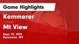 Kemmerer  vs Mt View Game Highlights - Sept. 23, 2022