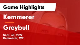 Kemmerer  vs Greybull Game Highlights - Sept. 30, 2022