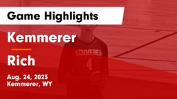 Kemmerer  vs Rich Game Highlights - Aug. 24, 2023
