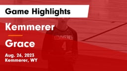 Kemmerer  vs Grace Game Highlights - Aug. 26, 2023