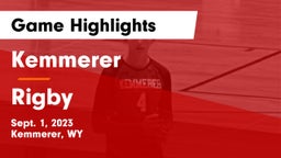 Kemmerer  vs Rigby Game Highlights - Sept. 1, 2023