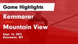 Kemmerer  vs Mountain View Game Highlights - Sept. 14, 2023