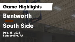 Bentworth  vs South Side  Game Highlights - Dec. 13, 2023