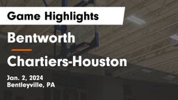 Bentworth  vs Chartiers-Houston  Game Highlights - Jan. 2, 2024