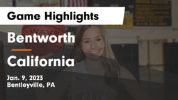 Bentworth  vs California  Game Highlights - Jan. 9, 2023