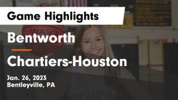 Bentworth  vs Chartiers-Houston  Game Highlights - Jan. 26, 2023