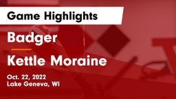 Badger  vs Kettle Moraine  Game Highlights - Oct. 22, 2022