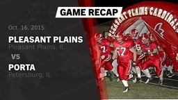 Recap: Pleasant Plains  vs. Porta  2015