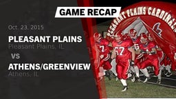 Recap: Pleasant Plains  vs. Athens/Greenview  2015