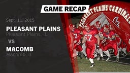 Recap: Pleasant Plains  vs. Macomb  2015