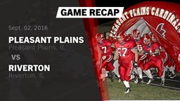 Recap: Pleasant Plains  vs. Riverton  2016