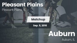 Matchup: Pleasant Plains vs. Auburn  2016