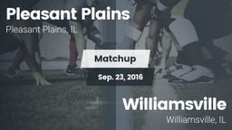 Matchup: Pleasant Plains vs. Williamsville  2016