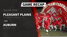 Recap: Pleasant Plains  vs. Auburn  2016