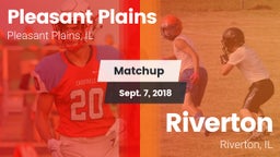 Matchup: Pleasant Plains vs. Riverton  2018