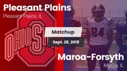 Matchup: Pleasant Plains vs. Maroa-Forsyth  2018