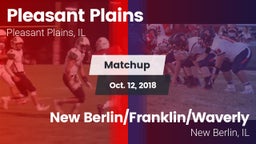 Matchup: Pleasant Plains vs. New Berlin/Franklin/Waverly  2018
