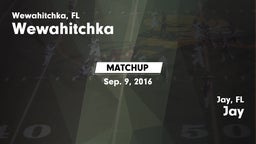 Matchup: Wewahitchka vs. Jay  2016