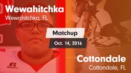 Matchup: Wewahitchka vs. Cottondale  2016