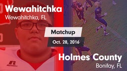 Matchup: Wewahitchka vs. Holmes County  2016