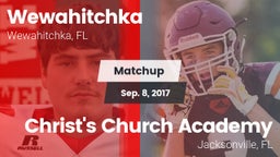 Matchup: Wewahitchka vs. Christ's Church Academy 2017