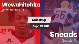 Matchup: Wewahitchka vs. Sneads  2017
