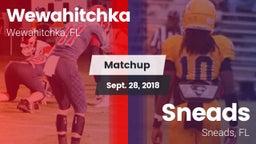Matchup: Wewahitchka vs. Sneads  2018