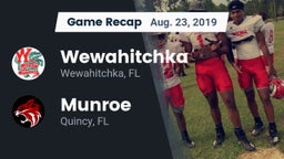 Recap: Wewahitchka  vs. Munroe  2019