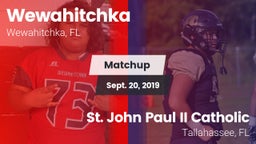 Matchup: Wewahitchka vs. St. John Paul II Catholic  2019